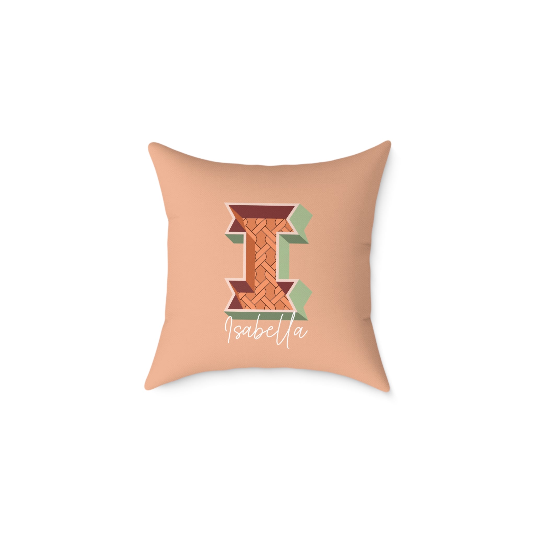 Personalized Initial I Pillow for Her - Custom Name Home Decor