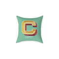 Personalized Initial C Pillow for Her - Custom Name Home Decor