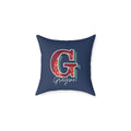 Personalized Initial G Pillow for Him - Custom Name Home Decor