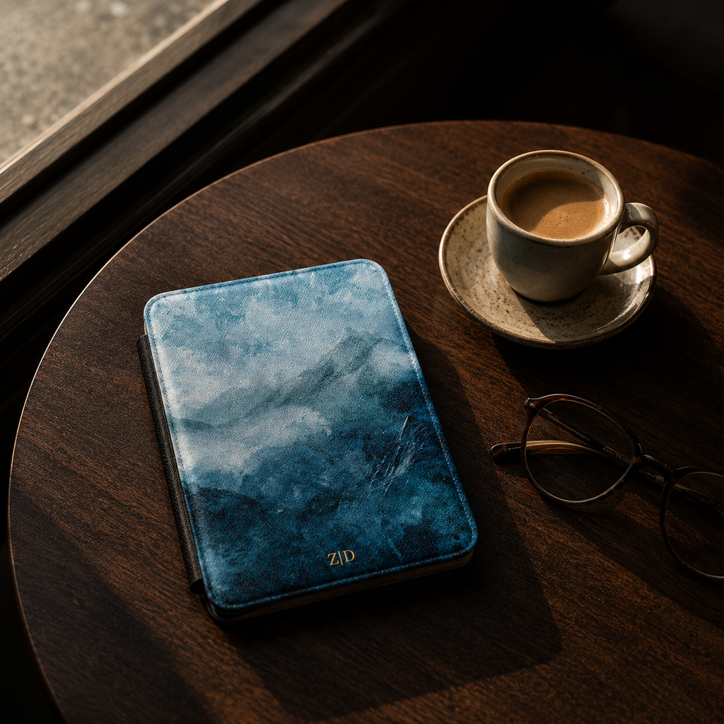 Misty Blue Mountain Kindle Case | Personalized