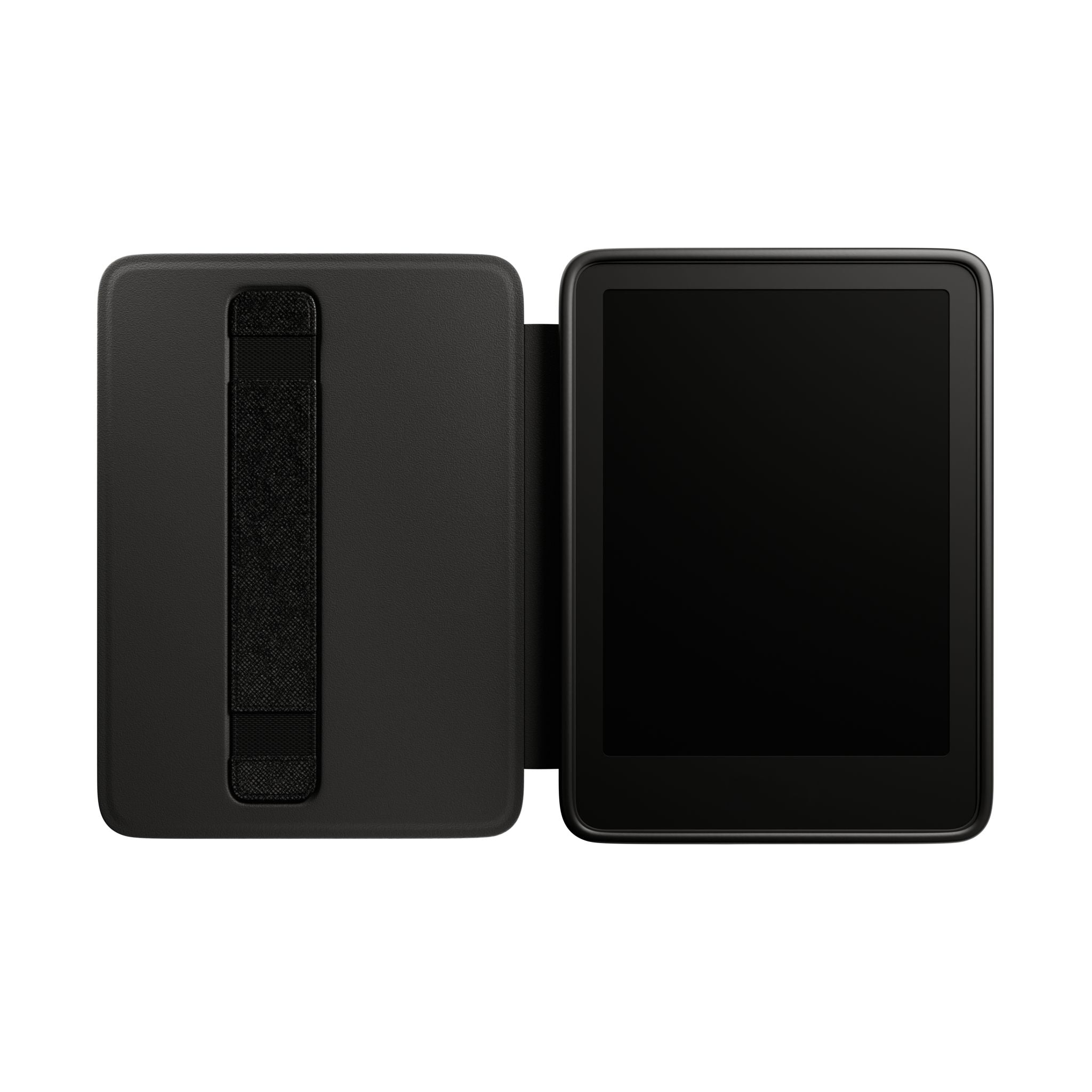 Black Marble Streak Kindle Case | Initials