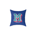 Personalized Initial M Pillow for Him - Custom Name Home Decor