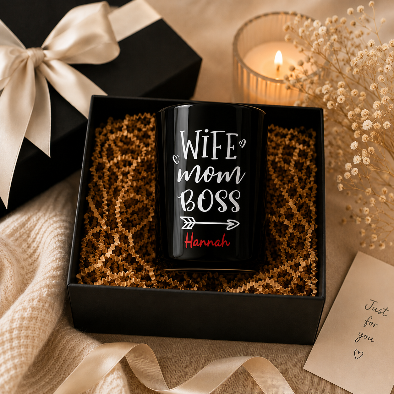 Personalized Wife Mom Boss Mug - Custom Name Coffee Mug