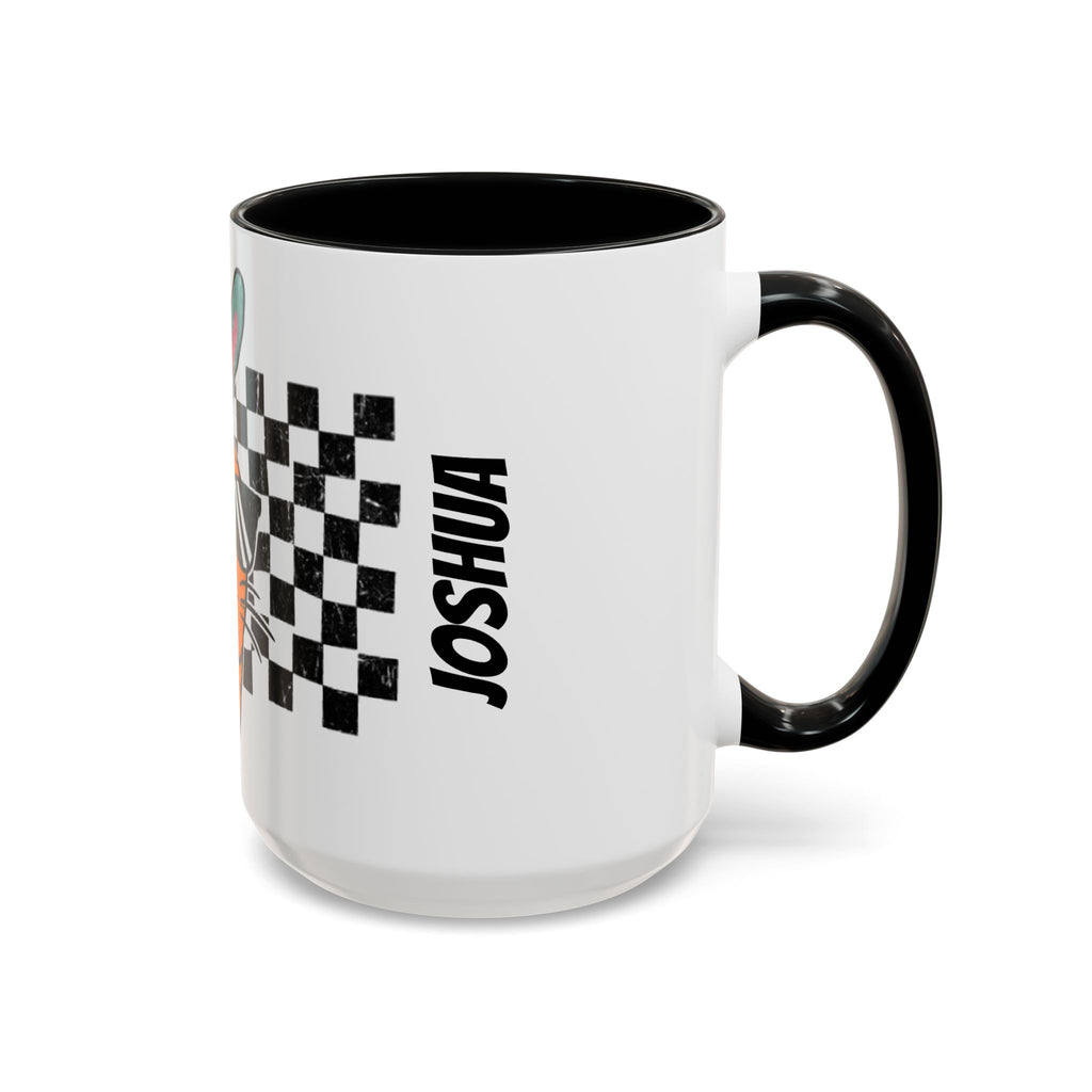 Cool Carrot Bunny mug 11oz variant - ceramic accent mug with bold retro print