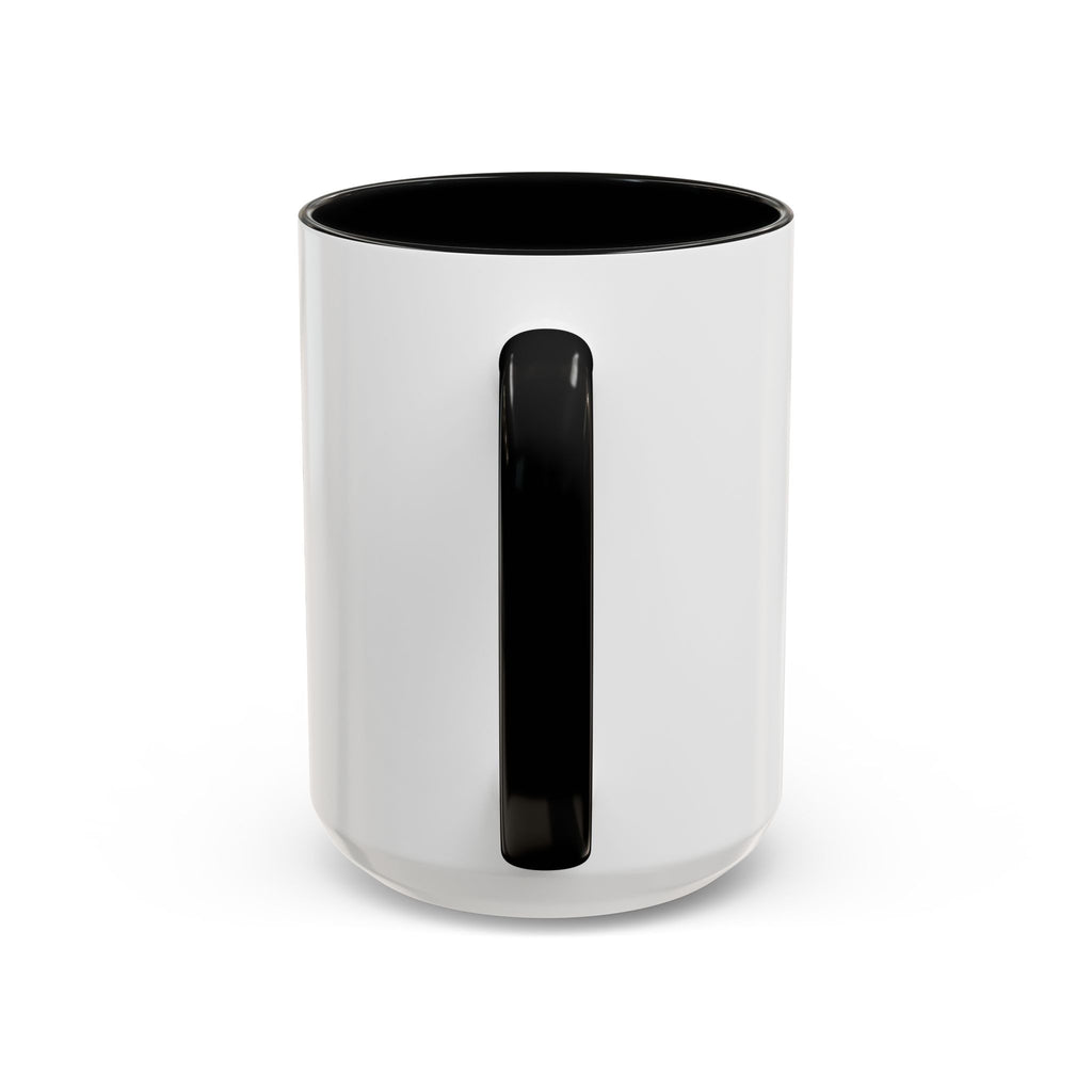 Cool Carrot Bunny mug lifestyle shot - retro design mug with coffee on table