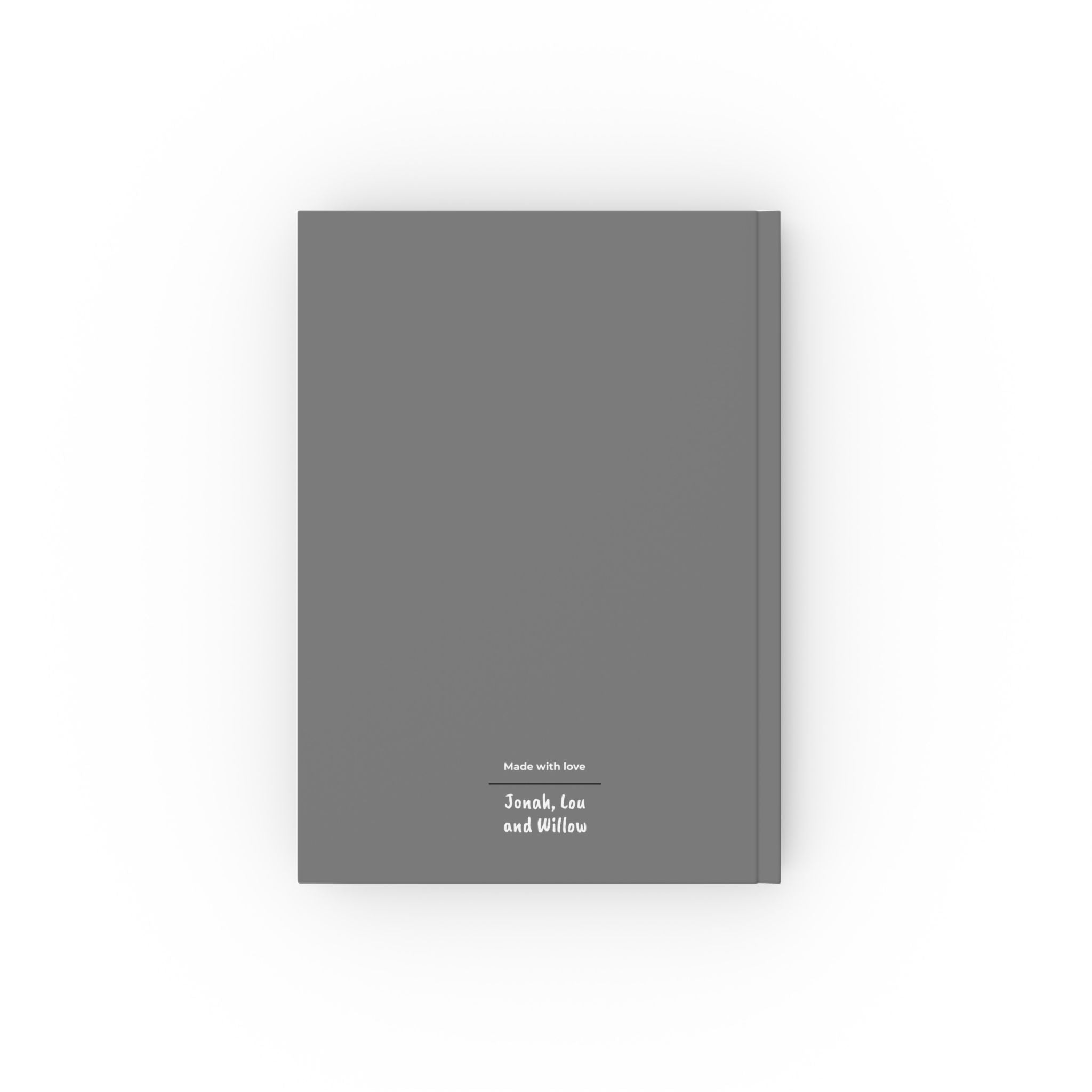 Close-up of grey Best Dad Ever patriotic journal cover – red white blue on dark background