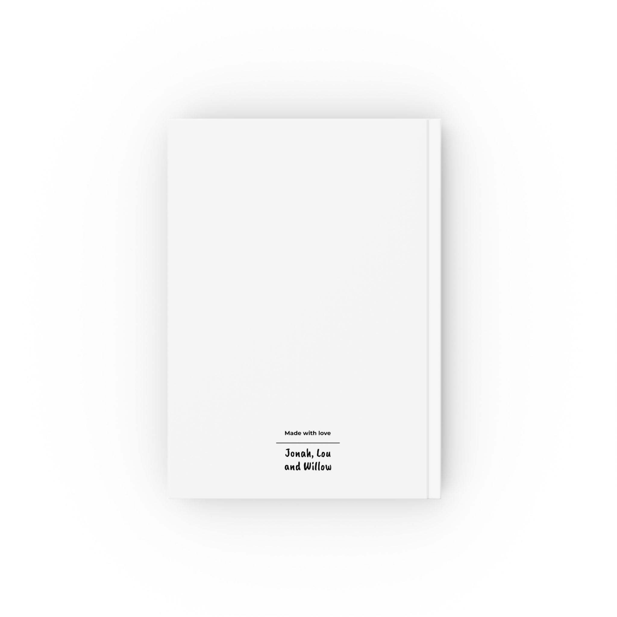 Personalized Best Dad Ever journal size reference – 5.2 x 7.4 inch compact notebook