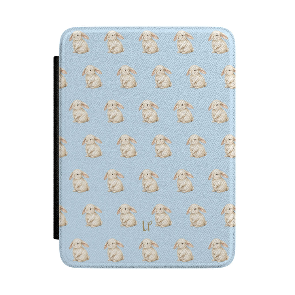 Personalized bunny kindle case with rabbit pattern design, main product shot