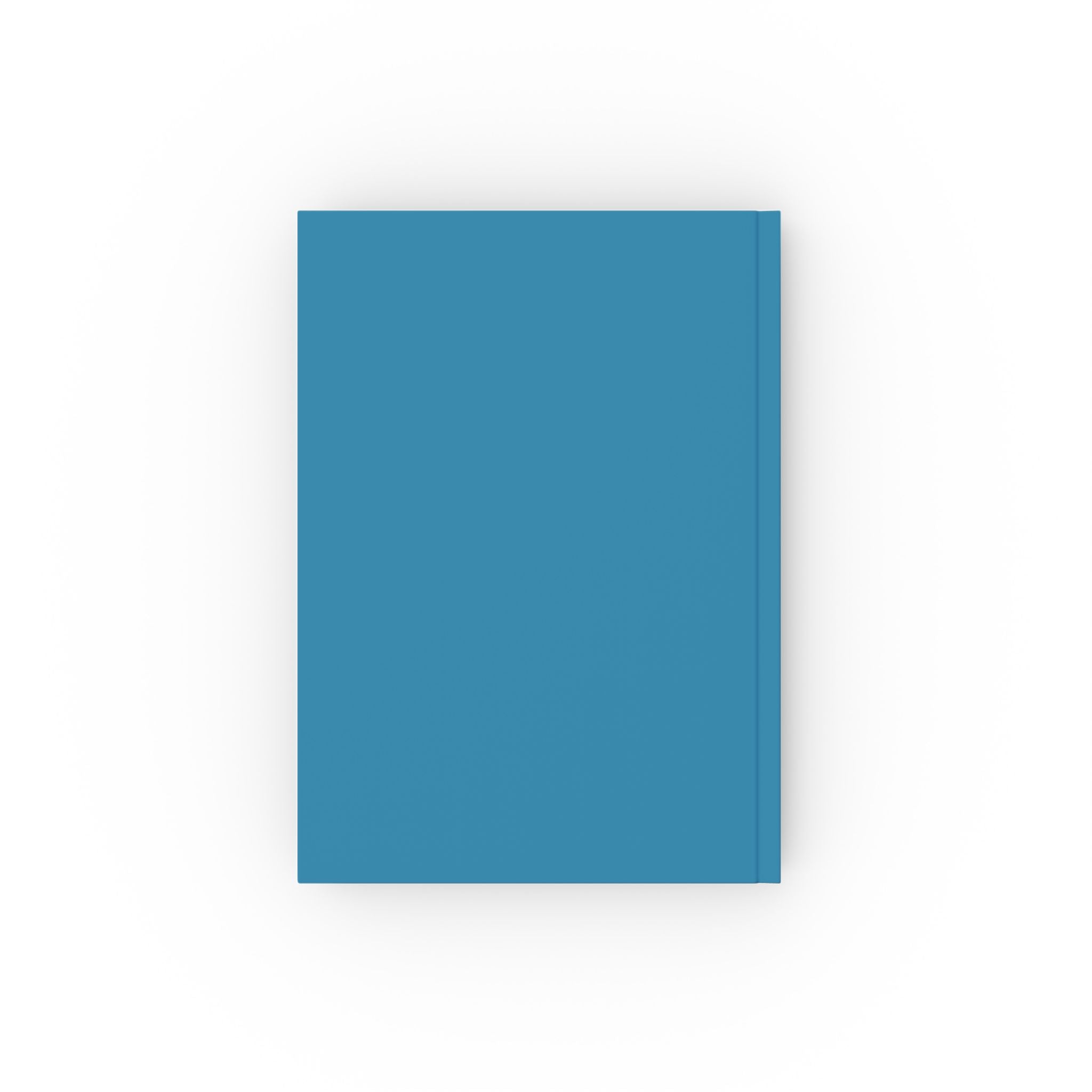 Close-up of blue carrot bunny journal cover – orange carrot with bunny ears and sunglasses on teal