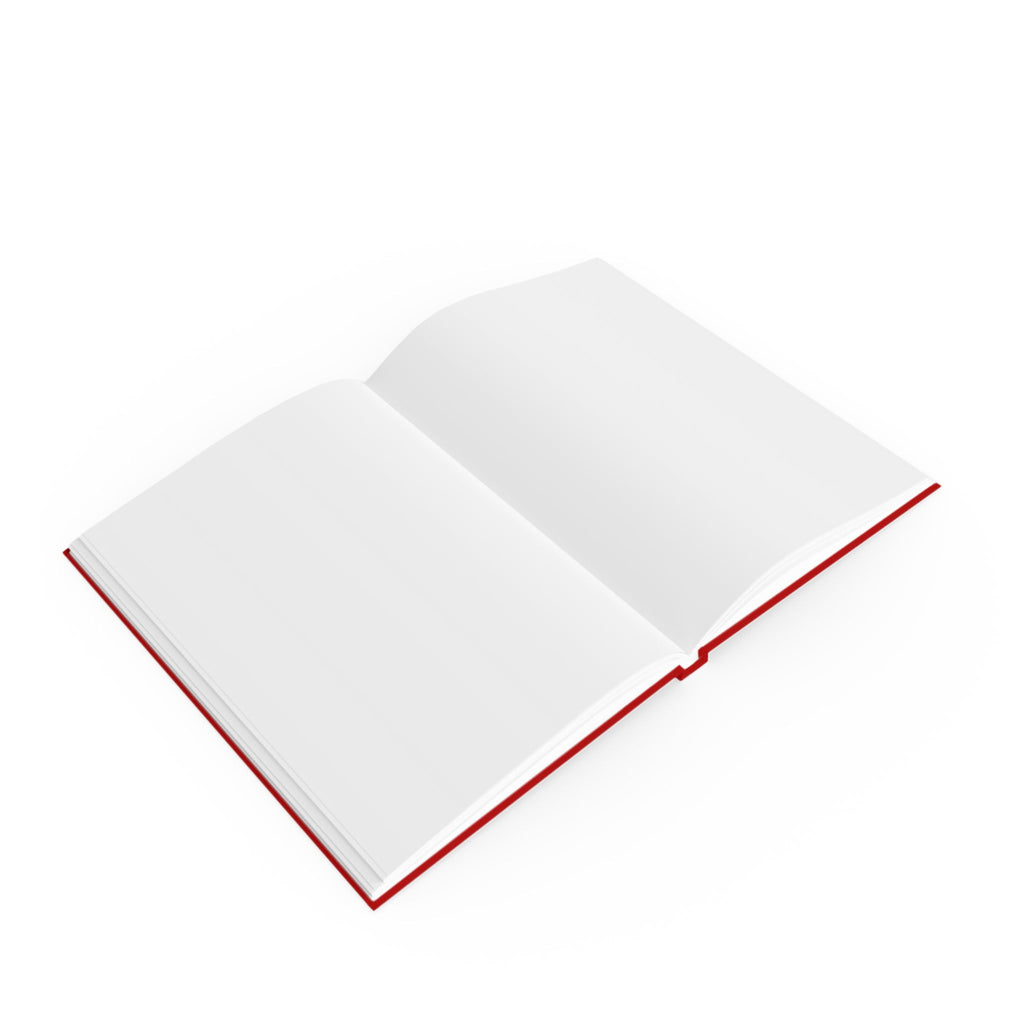 Red carrot bunny journal size reference – 5.2 x 7.4 inch compact hardcover notebook
