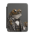 Personalized Frog Kindle case front cover design with custom initials