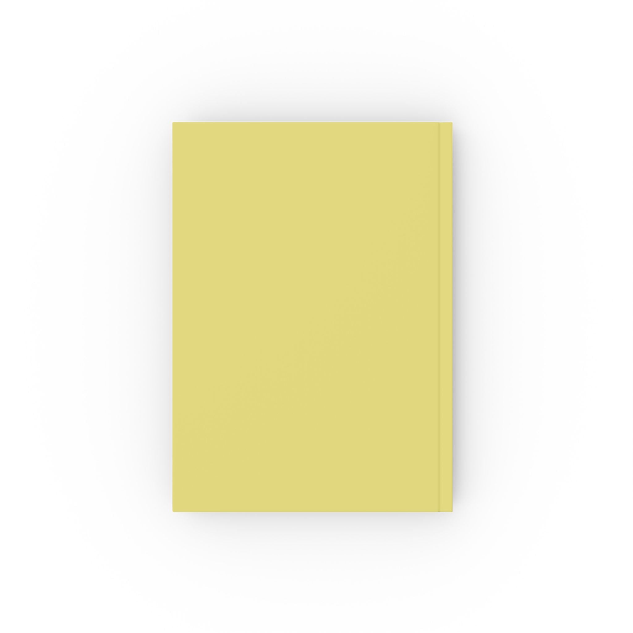 Close-up of Good Vibes Sunshine journal cover – sun waves palms and sunglasses illustration