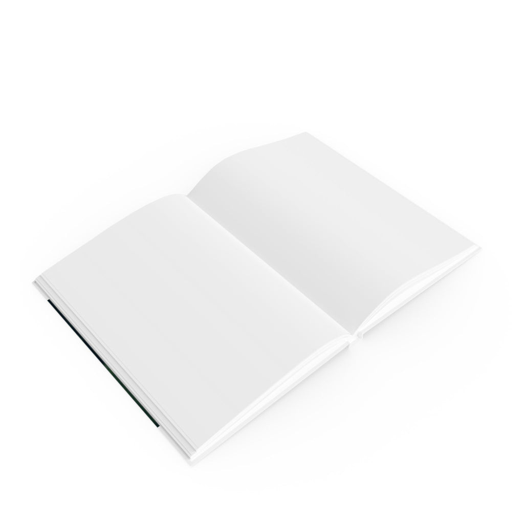 Kids photo journal size reference – compact 5.2 x 7.4 inch white hardcover notebook