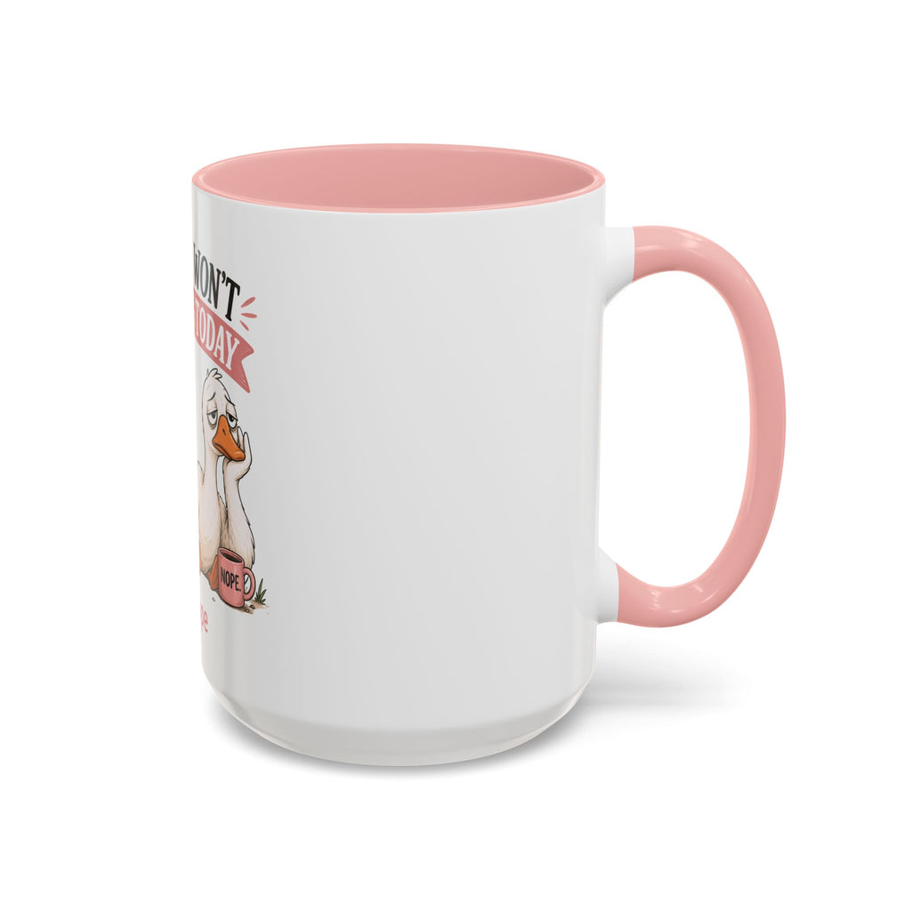Places I Won't Be Going Today mug right side view showing full C-handle - funny birthday gift for women